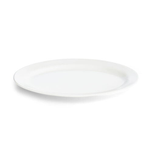 Melamine Platter White Oval - Small