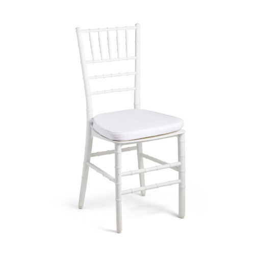 Chiavari Chair White - Padded Seat
