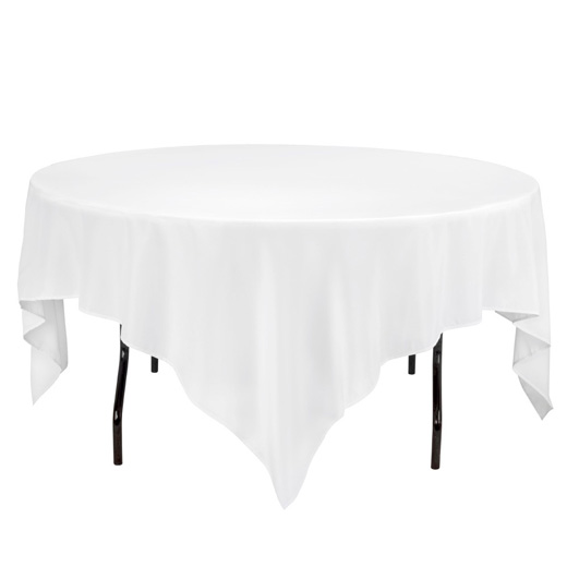 Table Cloth White For Round Tables, Round White Tablecloth