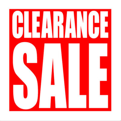 CLEARANCE / FOR SALE