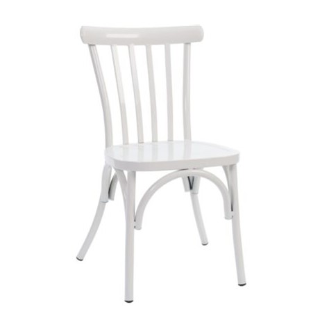 Sally Spindle Antique White Chair