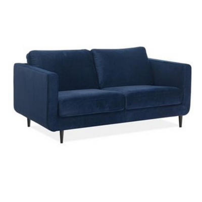 Adam 2 Seater Sofa in Midnight Blue available for hire from Salters Hire Tasmania