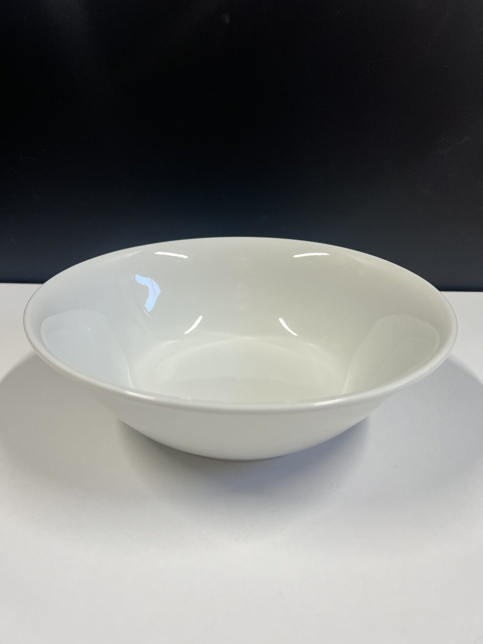 Salad bowl – White china - Salters Hire